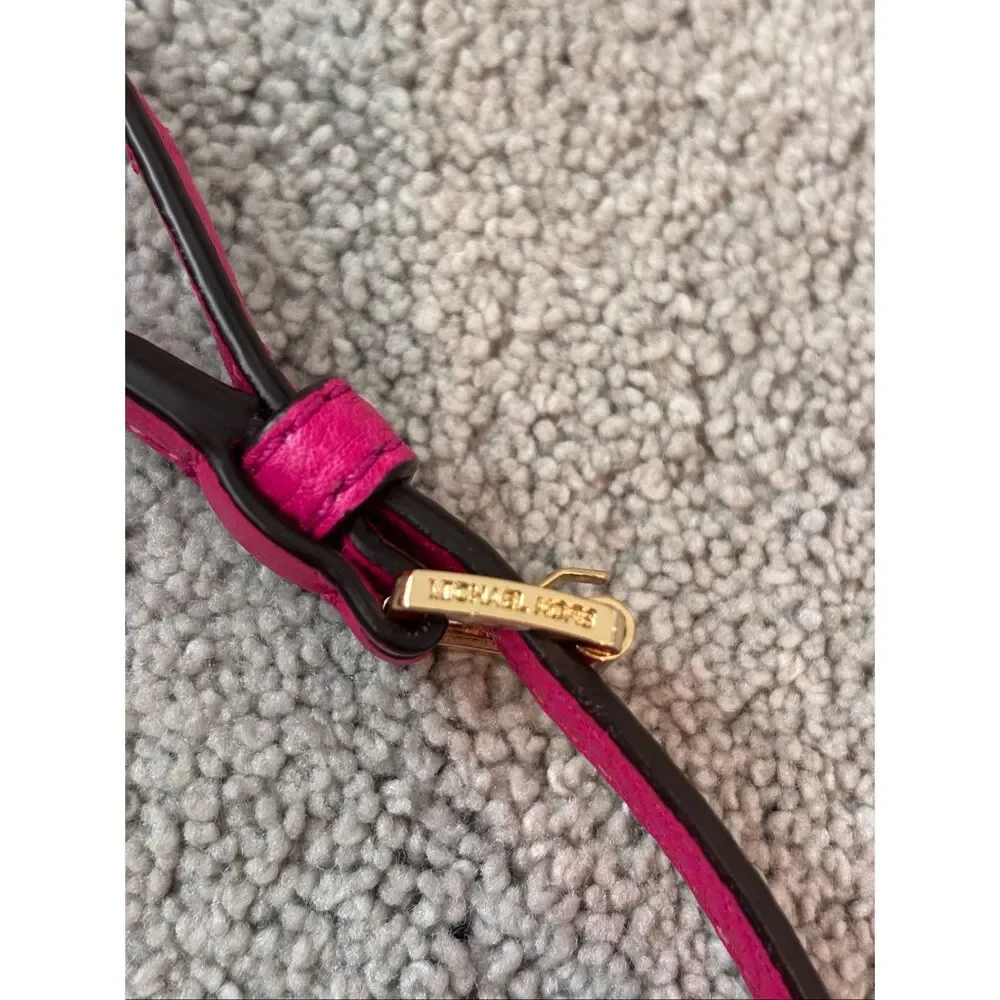 Michael Kors Small Fulton Crossbody Bag magenta statement bag, $178